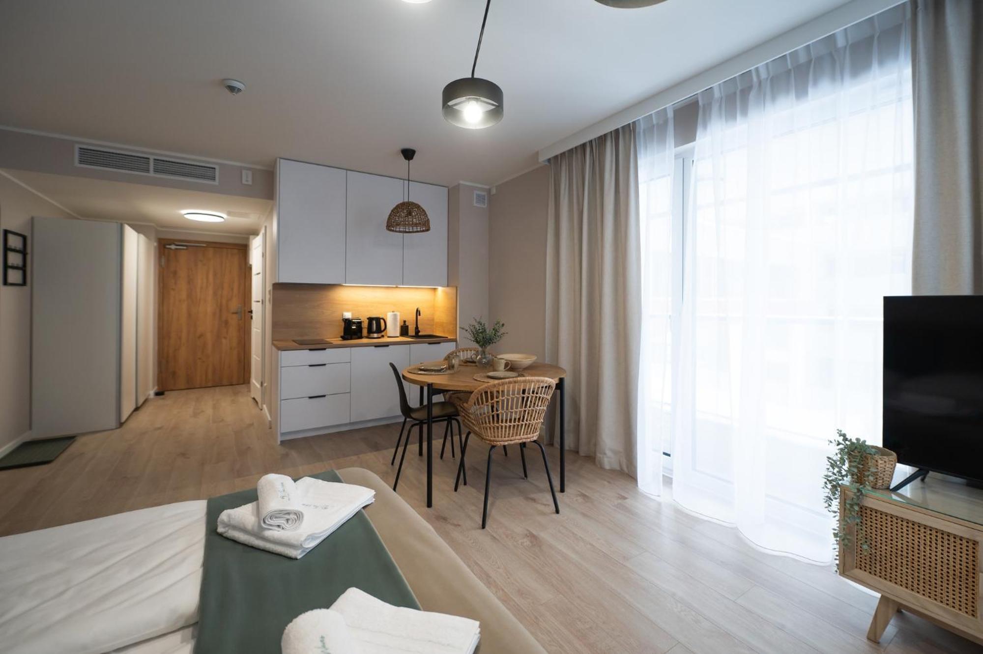 Apartament The Waves Kasprowicza 20c - Blisko Plazy! - Bezplatny Parking Podziemny - Klimatyzacja - Basen, Jacuzzi, Sala Fitness, Sala Zabaw Dla Dzieci I Sauny W Cenie!