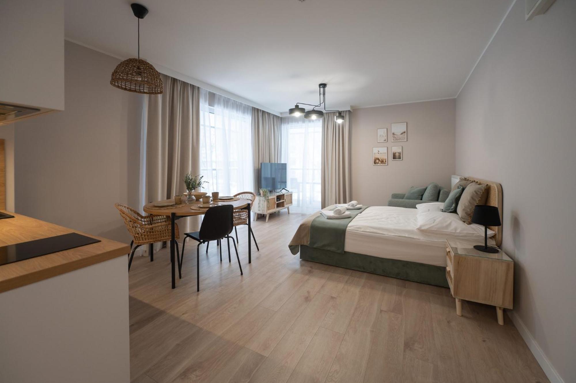 Apartament The Waves Kasprowicza 20c - Blisko Plazy! - Bezplatny Parking Podziemny - Klimatyzacja - Basen, Jacuzzi, Sala Fitness, Sala Zabaw Dla Dzieci I Sauny W Cenie! Kołobrzeg