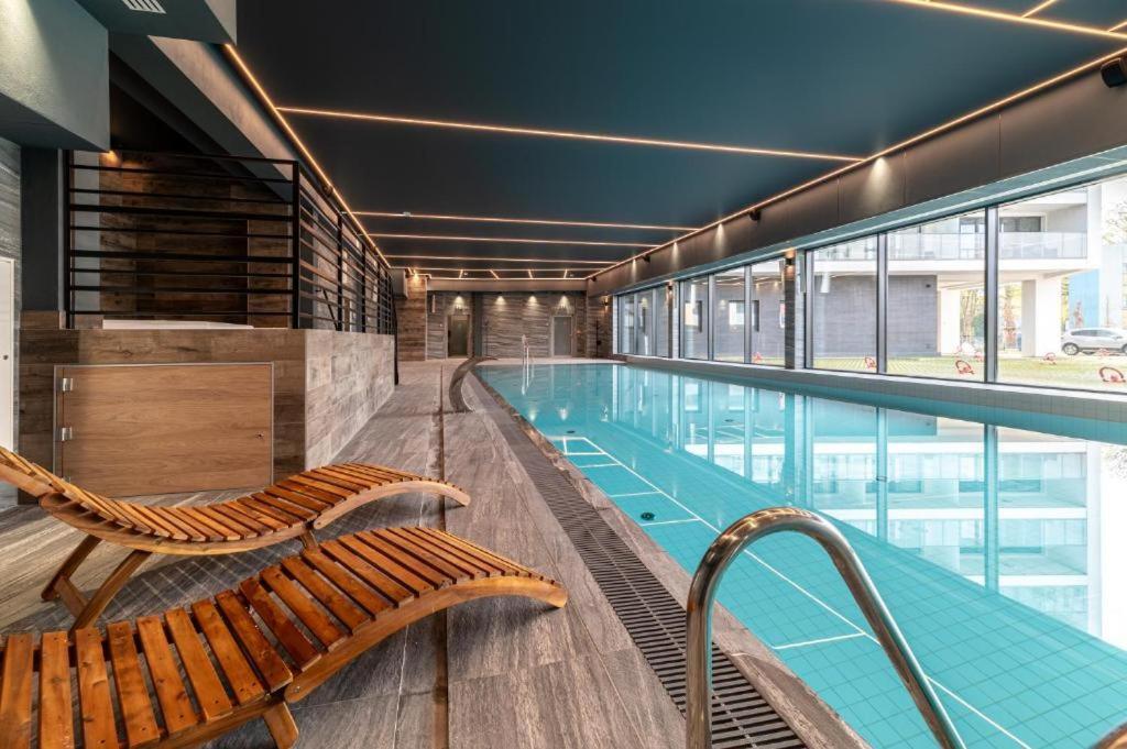 The Waves Kasprowicza 20c - Blisko Plazy! - Bezplatny Parking Podziemny - Klimatyzacja - Basen, Jacuzzi, Sala Fitness, Sala Zabaw Dla Dzieci I Sauny W Cenie! Kołobrzeg